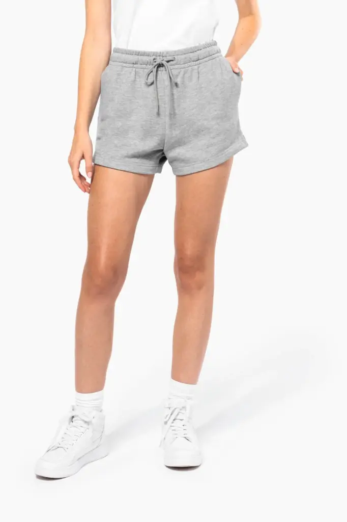 Ecologische damesshort van french terry