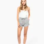 Ecologische damesshort van french terry — productfoto 4