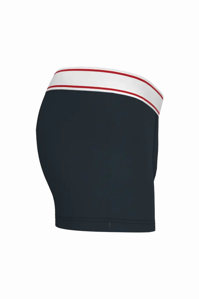 Boxershort, navy / white / red stripes — productfoto 9