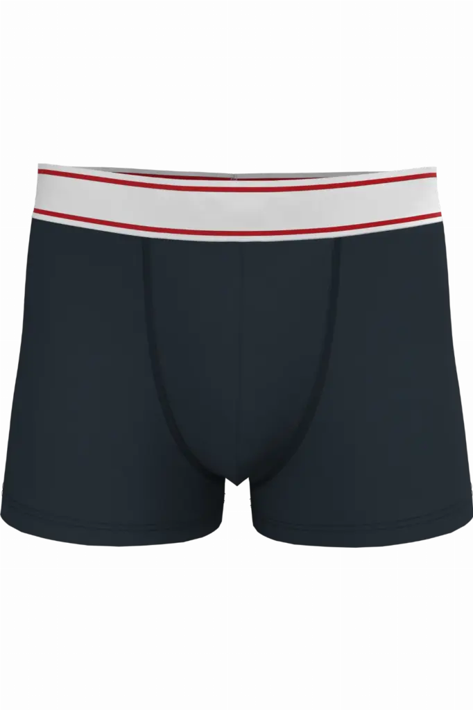 Boxershort, navy / white / red stripes — productfoto 10