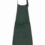 Schort van polykatoen zonder zak, bottle green — productfoto 10
