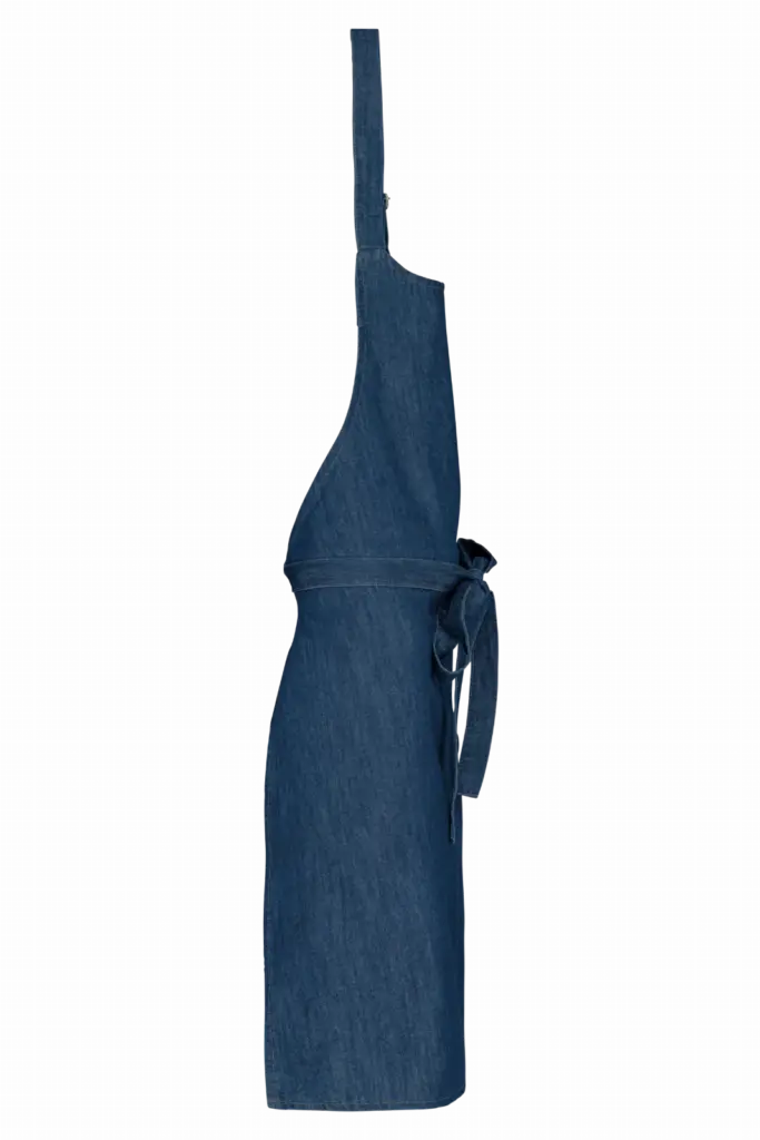 PS_K8000-S_DENIM - Hidalgo-werbeartikel Schort van polykatoen zonder zak, denim — productfoto 16