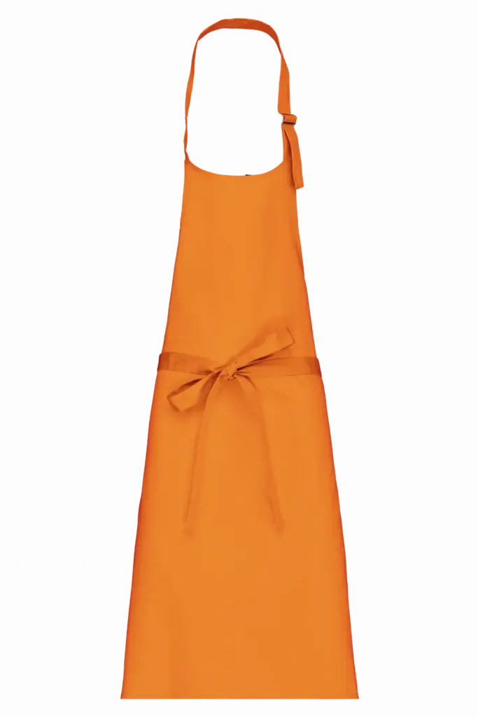 Schort van polykatoen zonder zak, orange — productfoto 28