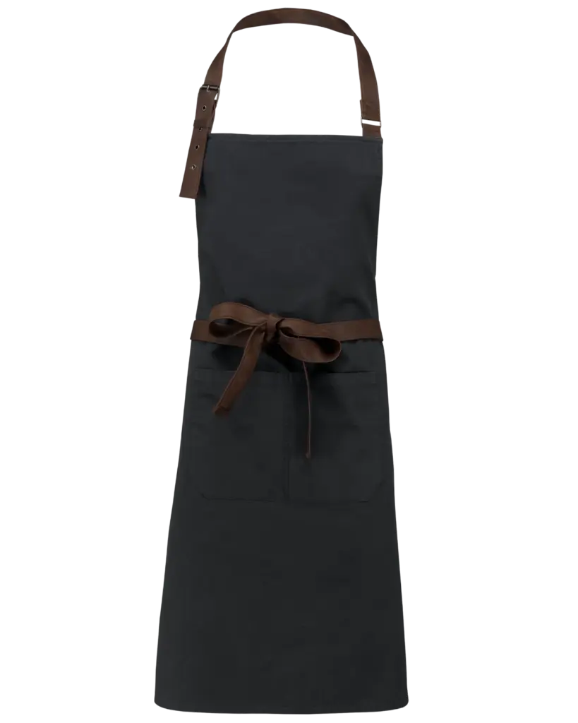 Vintage schort, vintage charcoal — productfoto 5