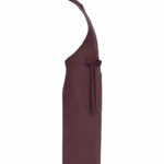 PS_K8007-S_DARKCHERRY - Hidalgo-werbeartikel Schort met zak van biologisch katoen, dark cherry — productfoto 10