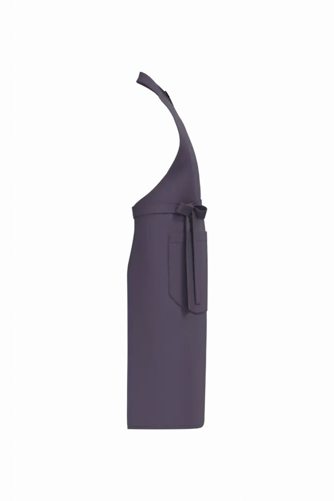 PS_K8007-S_DEEPPLUM - Hidalgo-werbeartikel Schort met zak van biologisch katoen, deep plum — productfoto 13