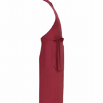PS_K8007-S_HIBISCUSRED - Hidalgo-werbeartikel Schort met zak van biologisch katoen, hibiscus red — productfoto 15