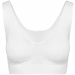 Ecologische en naadloze push-up bh, white — productfoto 3
