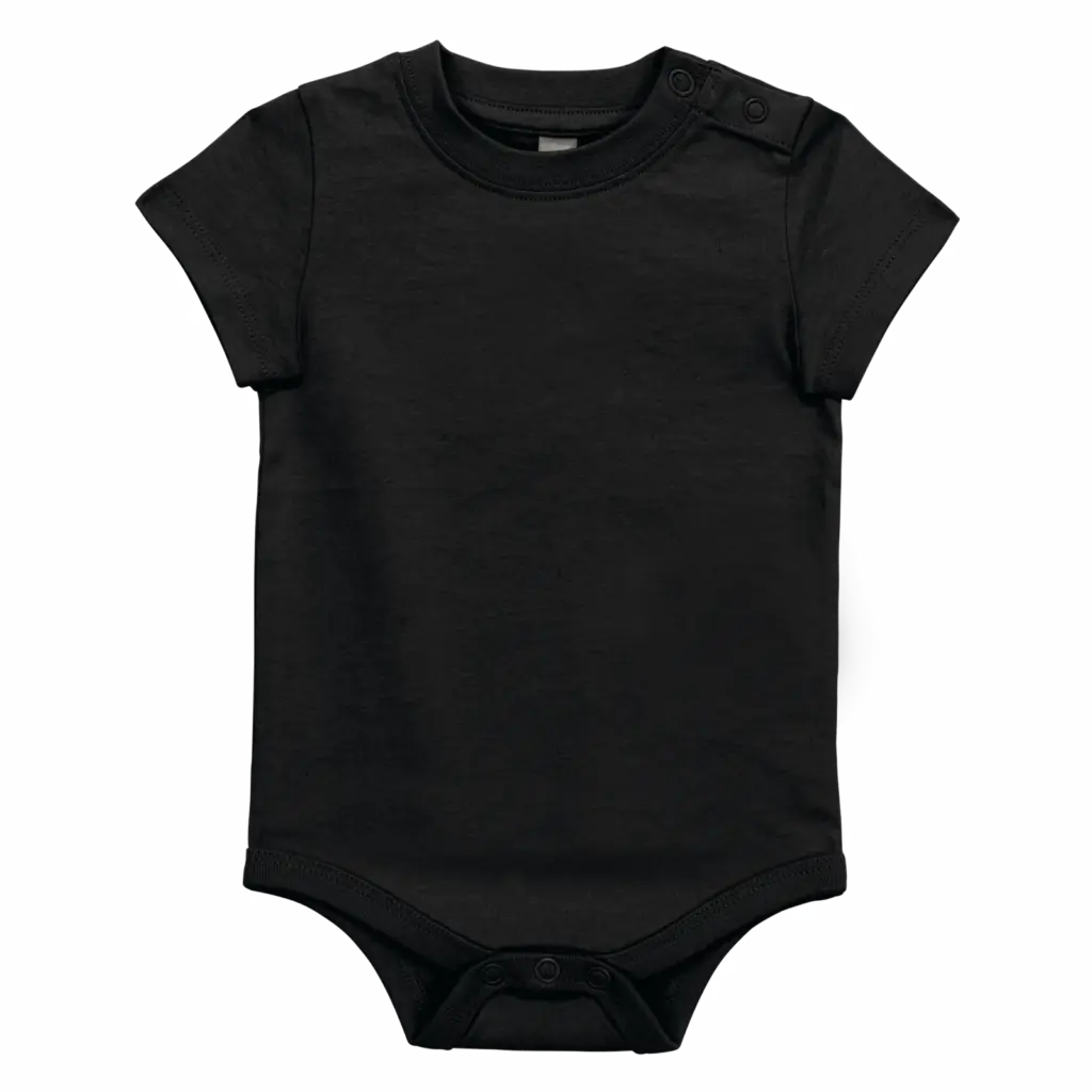 Babyromper korte mouwen, black — productfoto 2