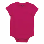 Babyromper korte mouwen, fuchsia — productfoto 3
