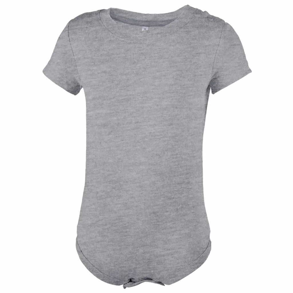 Babyromper korte mouwen, oxford grey — productfoto 5