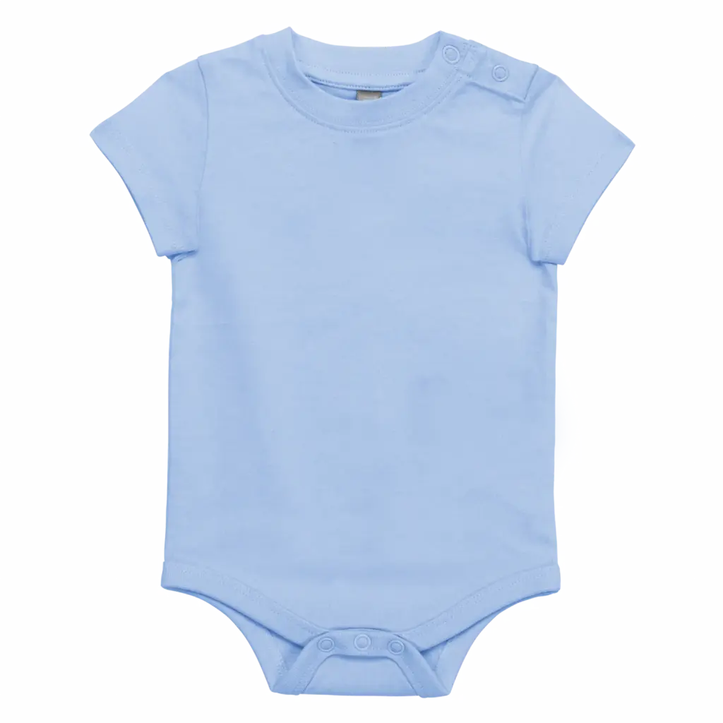 Babyromper korte mouwen, sky blue — productfoto 8