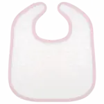 Slabbetje, white / pink — productfoto 3