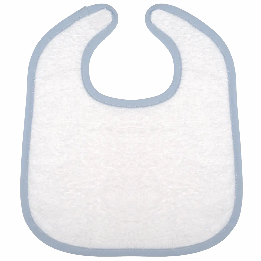 Slabbetje, white / sky blue — productfoto 4