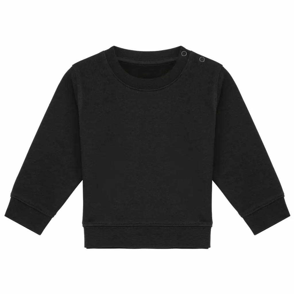 Ecologische baby sweater, black — productfoto 2