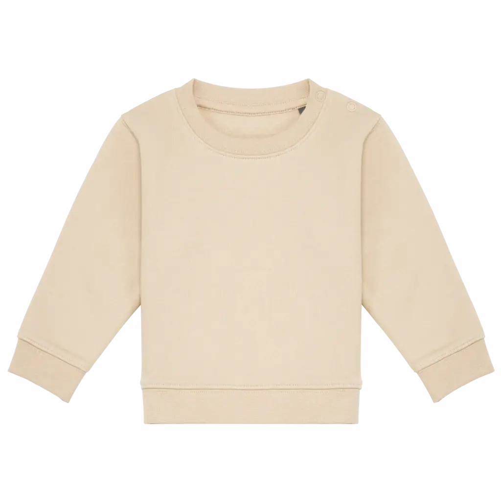 Ecologische baby sweater, light sand — productfoto 3