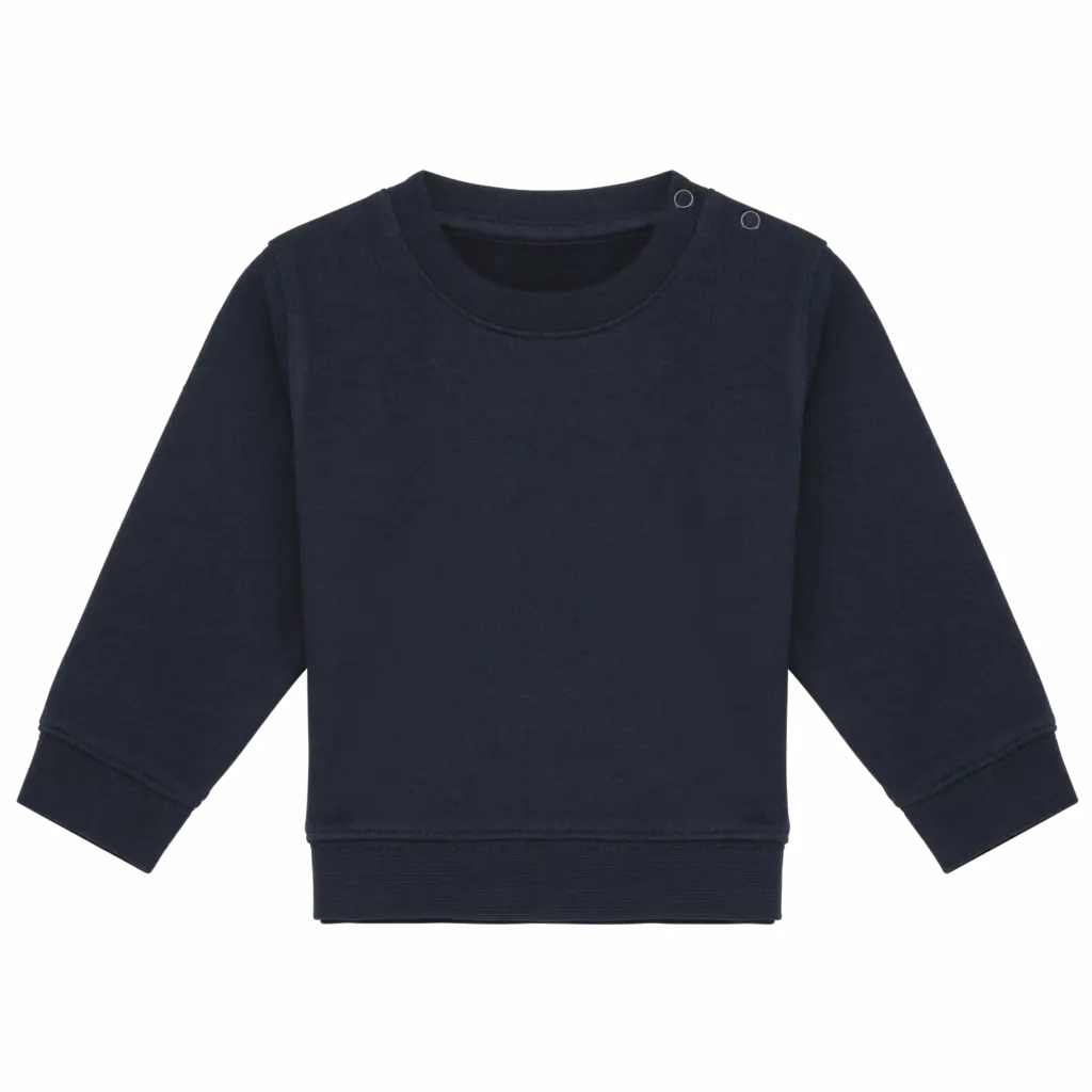 Ecologische baby sweater, navy — productfoto 4