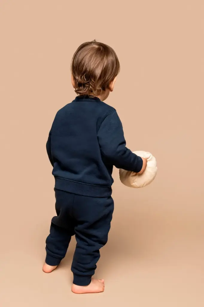 K835-K836_2024 - Hidalgo-werbeartikel Ecologische fleece babybroek — productfoto 2