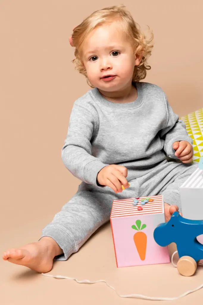 Ecologische fleece babybroek — productfoto 3