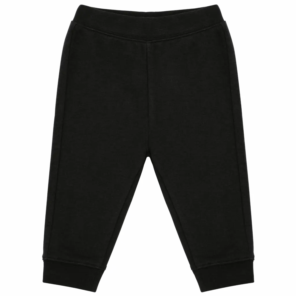 PS_K836_BLACK - Hidalgo-werbeartikel Ecologische fleece babybroek, black — productfoto 5