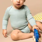 Baby body van biologisch katoen — productfoto 4