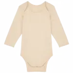 PS_K837_LIGHTSAND - Hidalgo-werbeartikel Baby body van biologisch katoen, light sand — productfoto 6