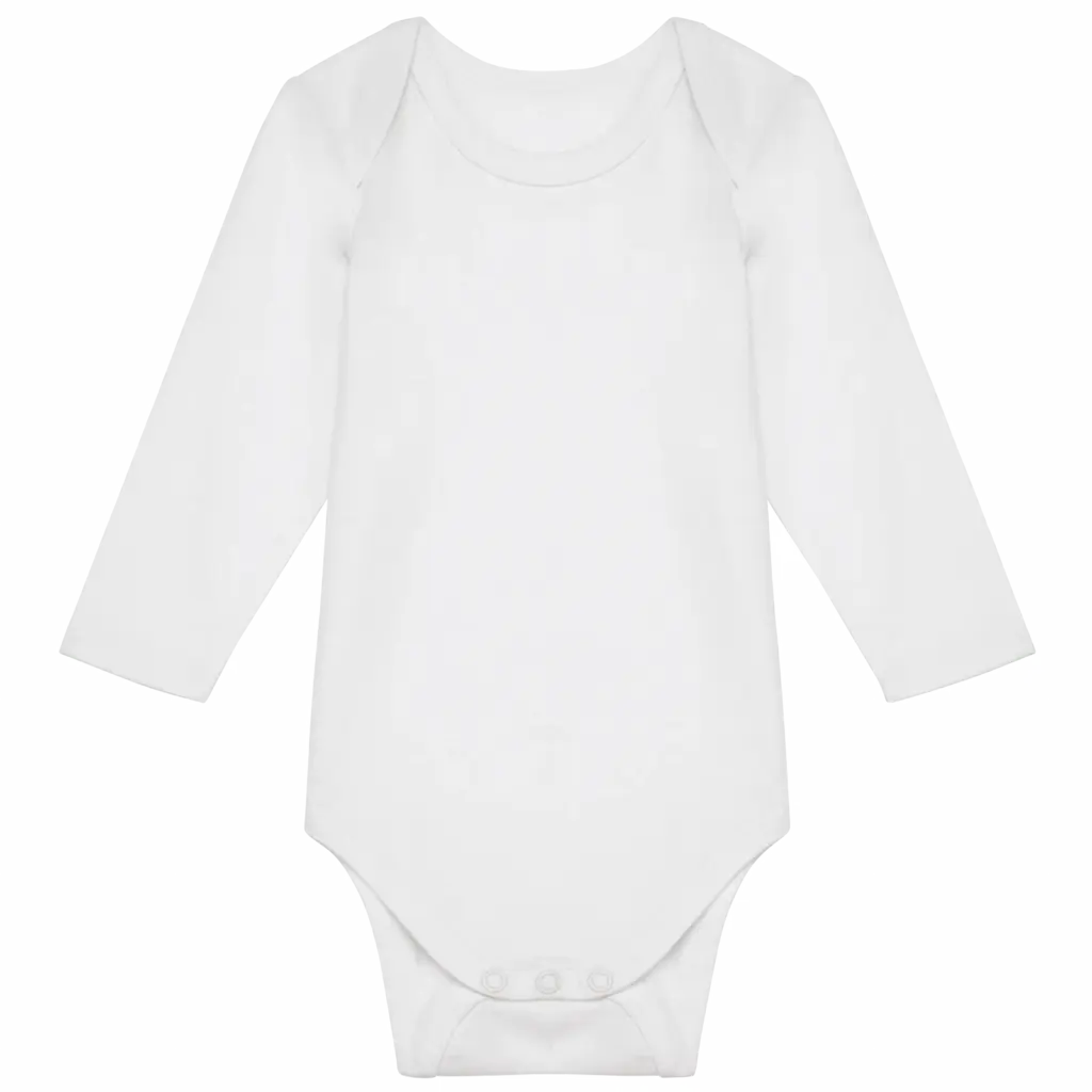 PS_K837_WHITE - Hidalgo-werbeartikel Baby body van biologisch katoen, white — productfoto 11