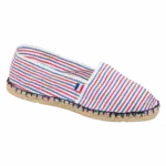 Unisex espadrille, striped blue / white / red — productfoto 15