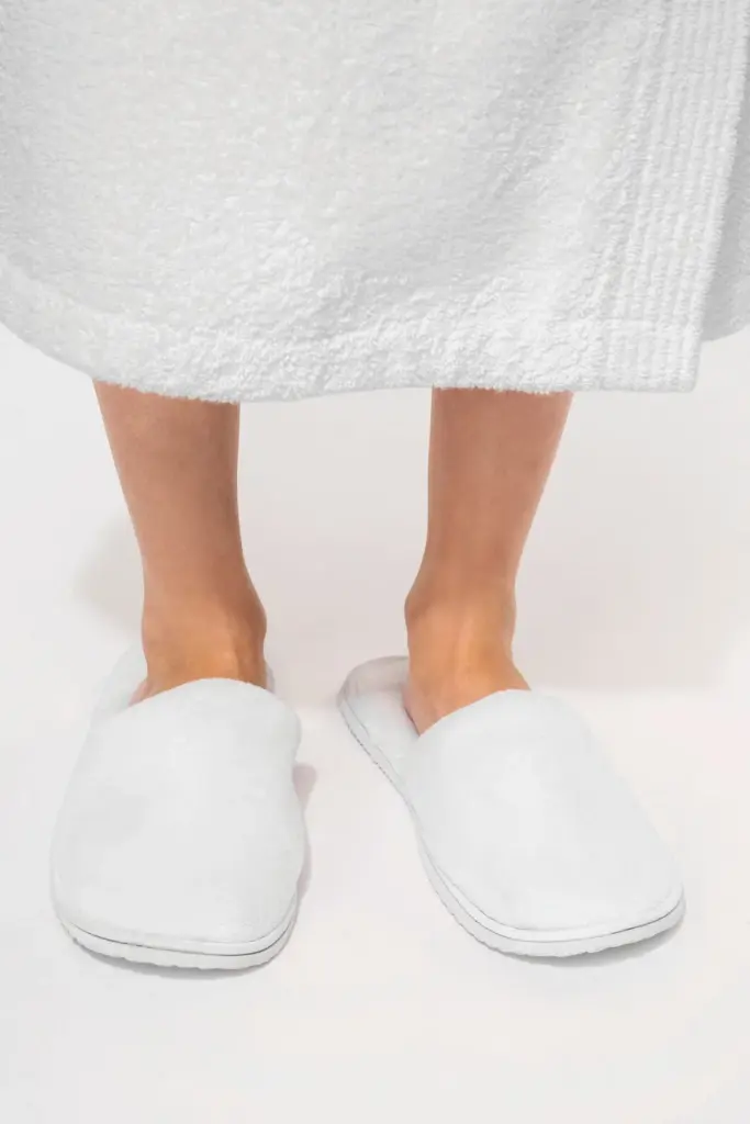 Uniseks badstofslippers — productfoto 3