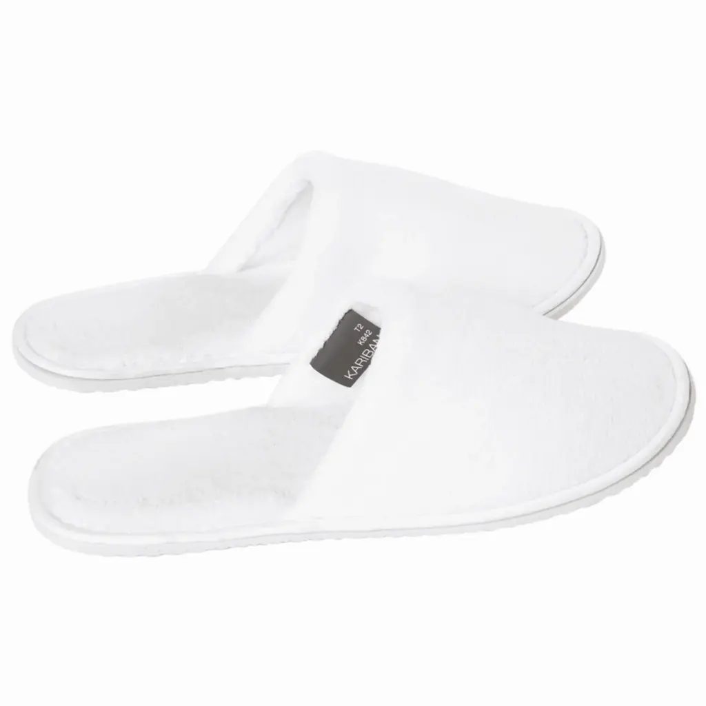 Uniseks badstofslippers — productfoto 4