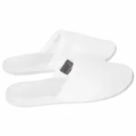 Uniseks badstofslippers, white — productfoto 5