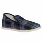 Uniseks pantoffels Made in France, marine checked — productfoto 6