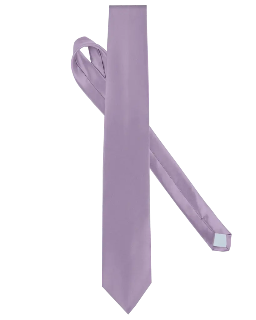 Satijnen stropdas, lilas — productfoto 6