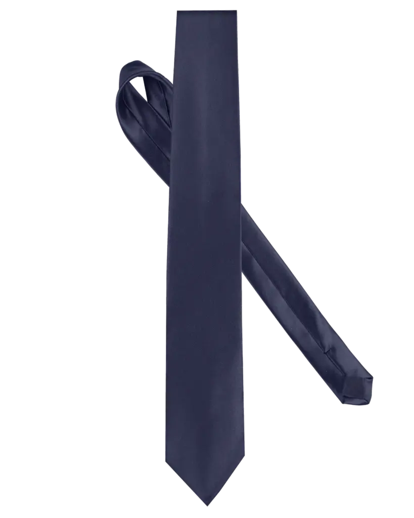 Satijnen stropdas, navy — productfoto 8