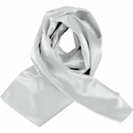 Satijnen sjaal, silver — productfoto 11