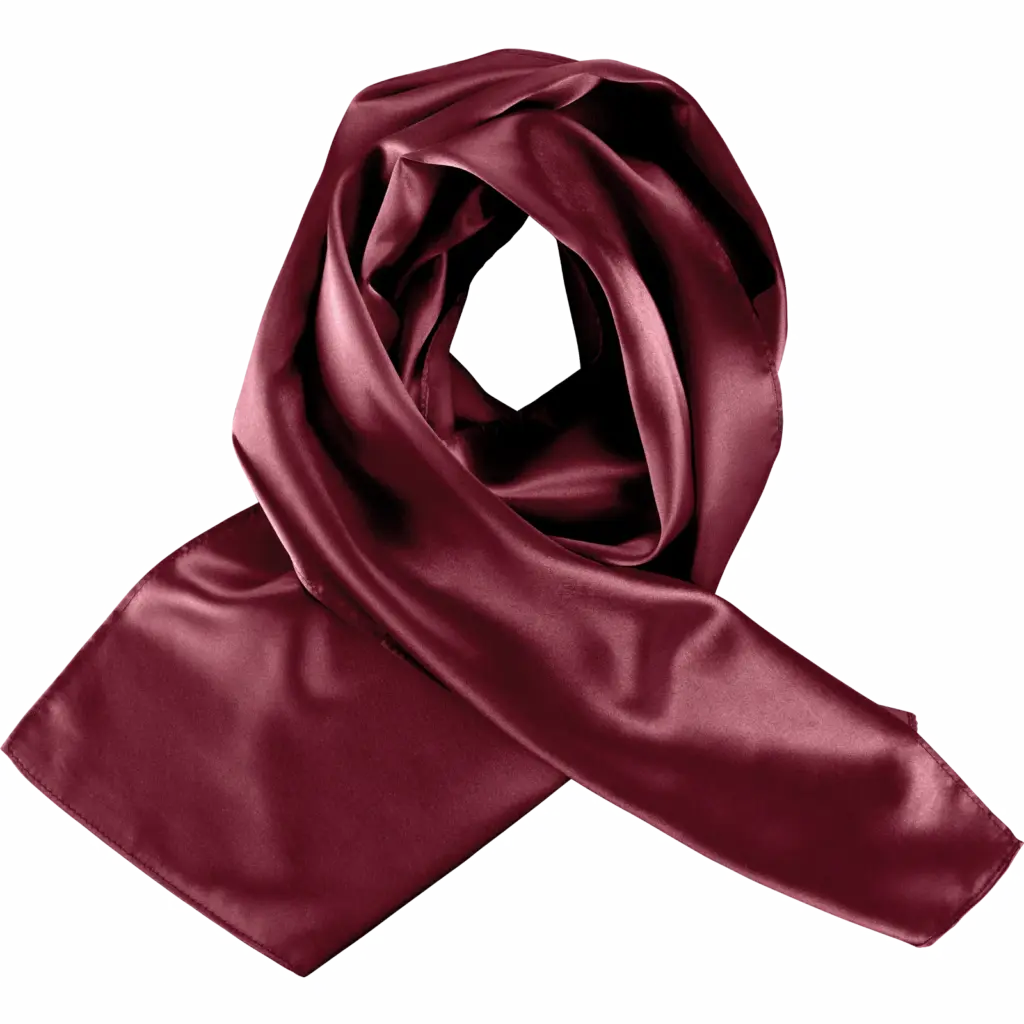 Satijnen sjaal, wine — productfoto 12