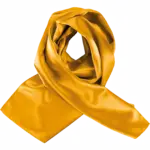 Satijnen sjaal, yellow — productfoto 13