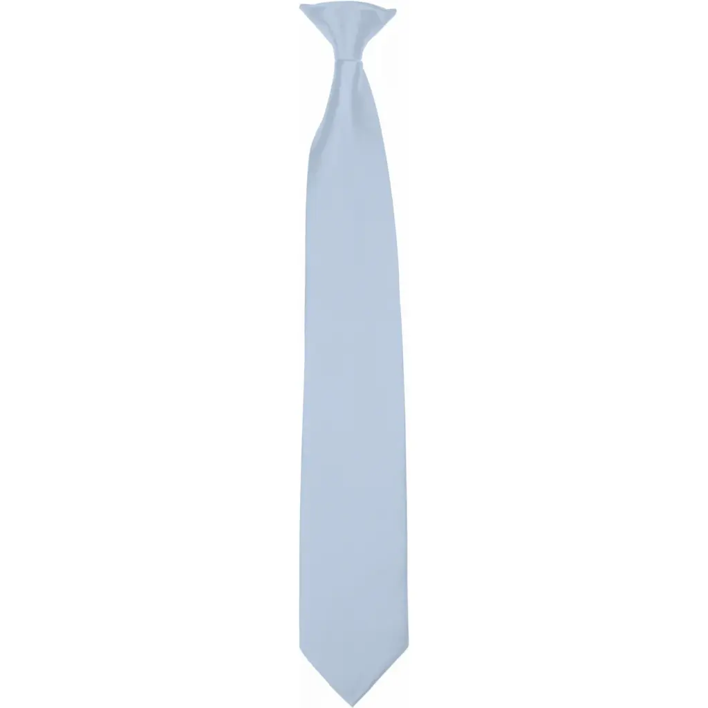 PS_K864_SKYBLUE - Hidalgo-werbeartikel Stropdas met clip, sky blue — productfoto 5