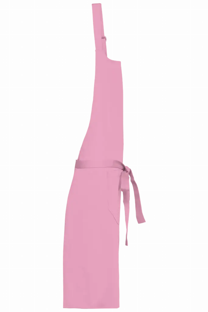 Katoenen schort met zak, dark pink — productfoto 15