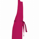Katoenen schort met zak, fuchsia — productfoto 17