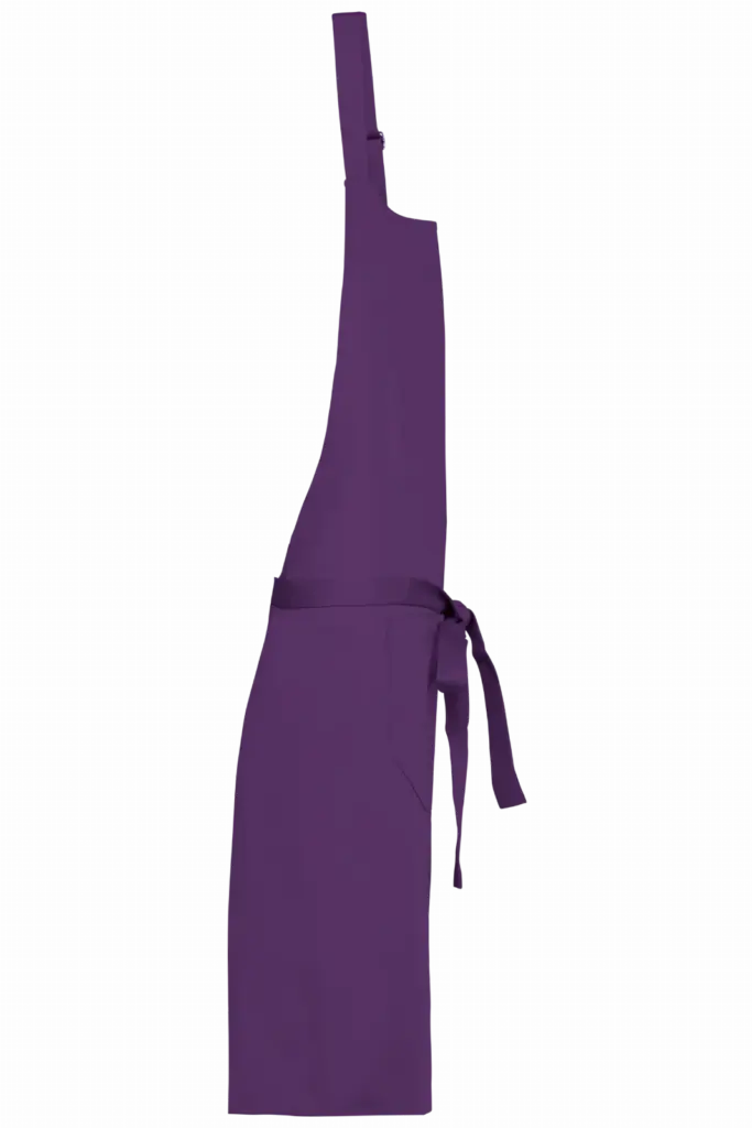 Katoenen schort met zak, purple — productfoto 29