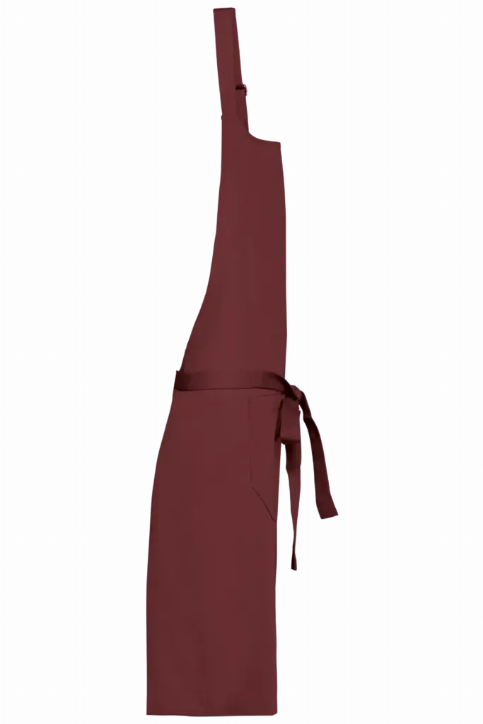 Katoenen schort met zak, wine — productfoto 35