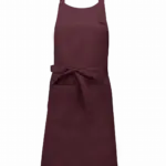Katoenen schort met zak, wine — productfoto 36