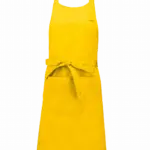Katoenen schort met zak, yellow — productfoto 37