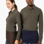 Katoenen kort schort — productfoto 3