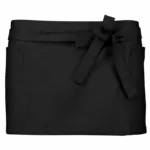 Katoenen kort schort, black — productfoto 6