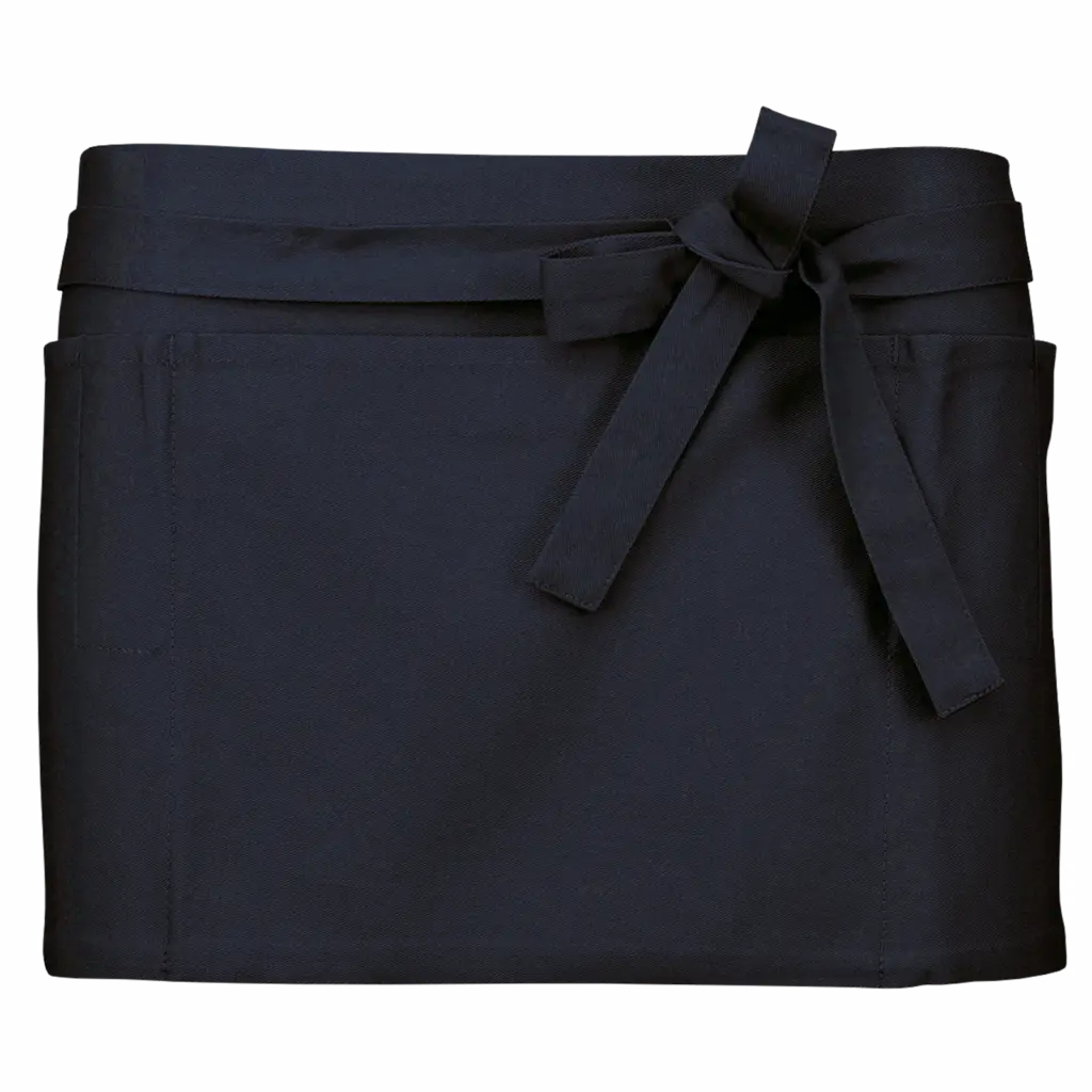 Katoenen kort schort, navy — productfoto 11