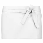 Katoenen kort schort, white — productfoto 13