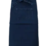 Katoenen lang schort, denim — productfoto 9