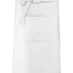 Katoenen lang schort, white — productfoto 13